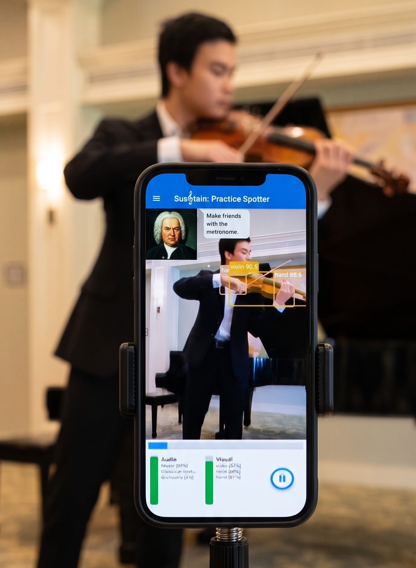 Sustain app in action